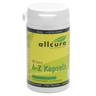 Produktabbildung: A-Z Kapseln Mineralien und Vitamine von Allcura - 60 Kapseln