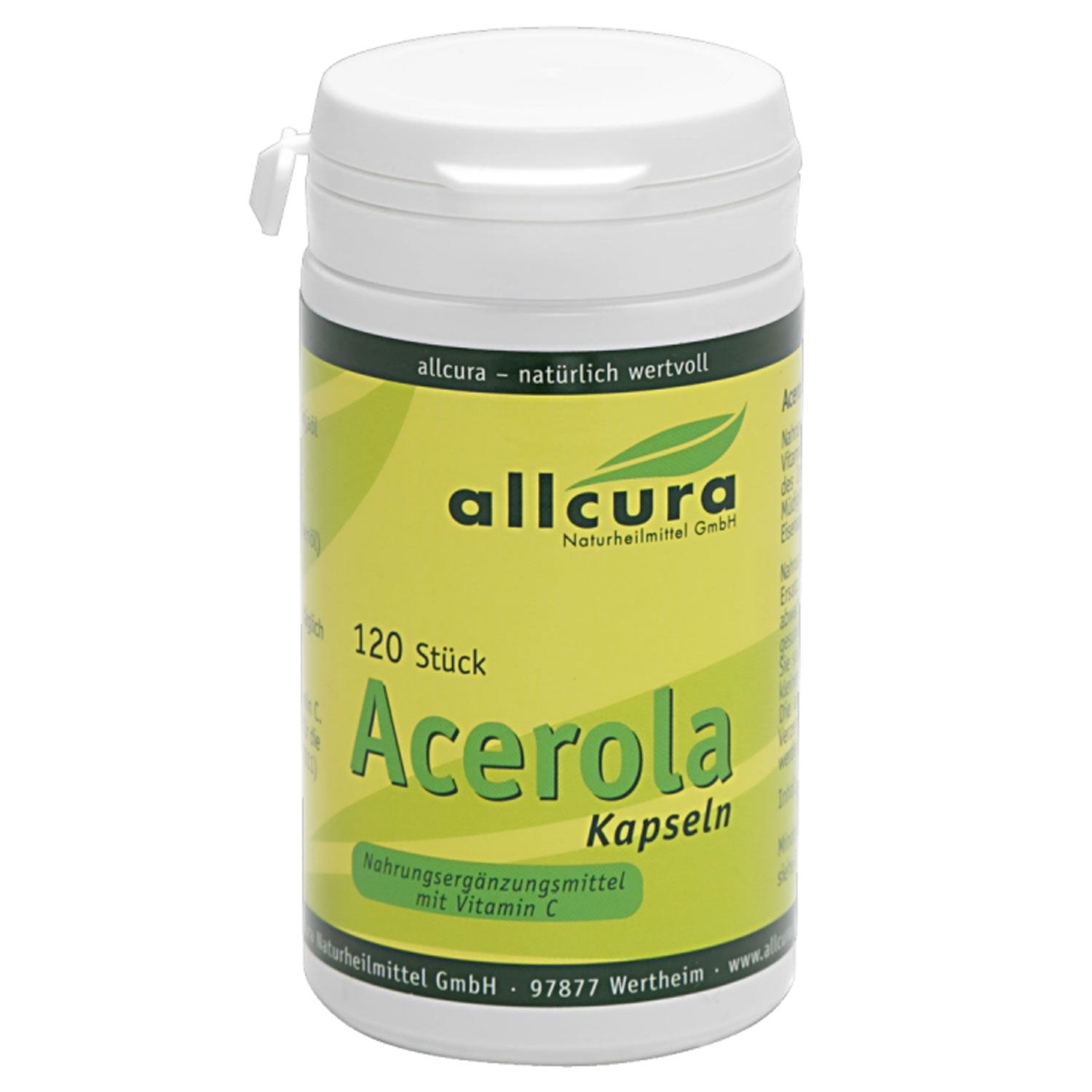 Acerola von Allcura - 120 Kapseln
