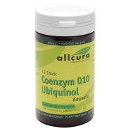 Produktabbildung: Coenzym Q10 Ubiquinol 100mg von Allcura - 75 Kapseln