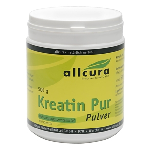Produktabbildung: Kreatin Pulver von Allcura - 500 g 