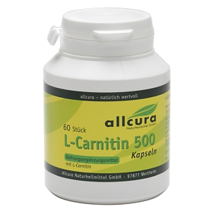 L-Carnitin 500 von Allcura - 60 KPS