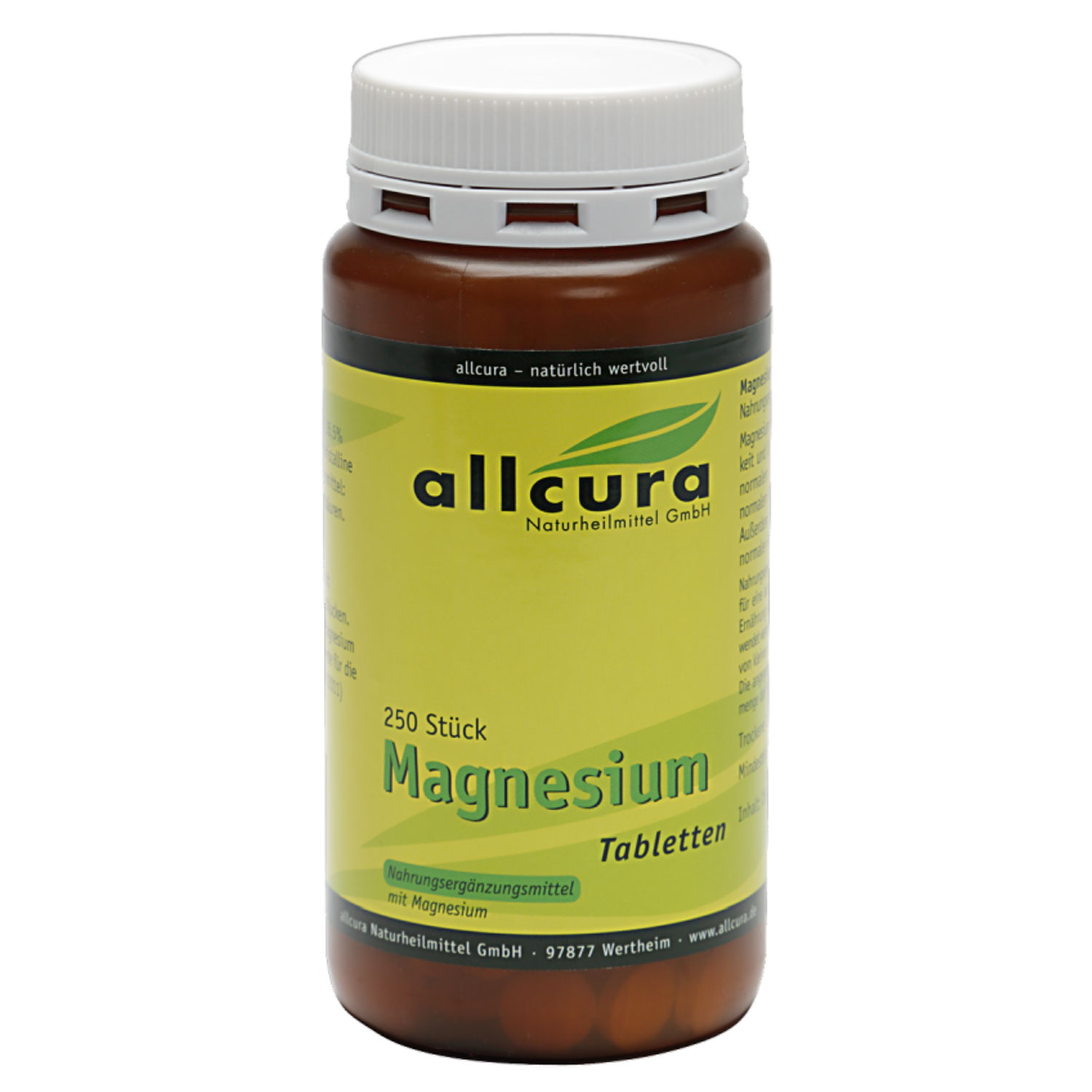 Magnesium von Allcura - 250 Tabletten