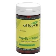 Produktabbildung: Propolis-Salbei Lutsch Tabletten von Allcura - 100 TBL
