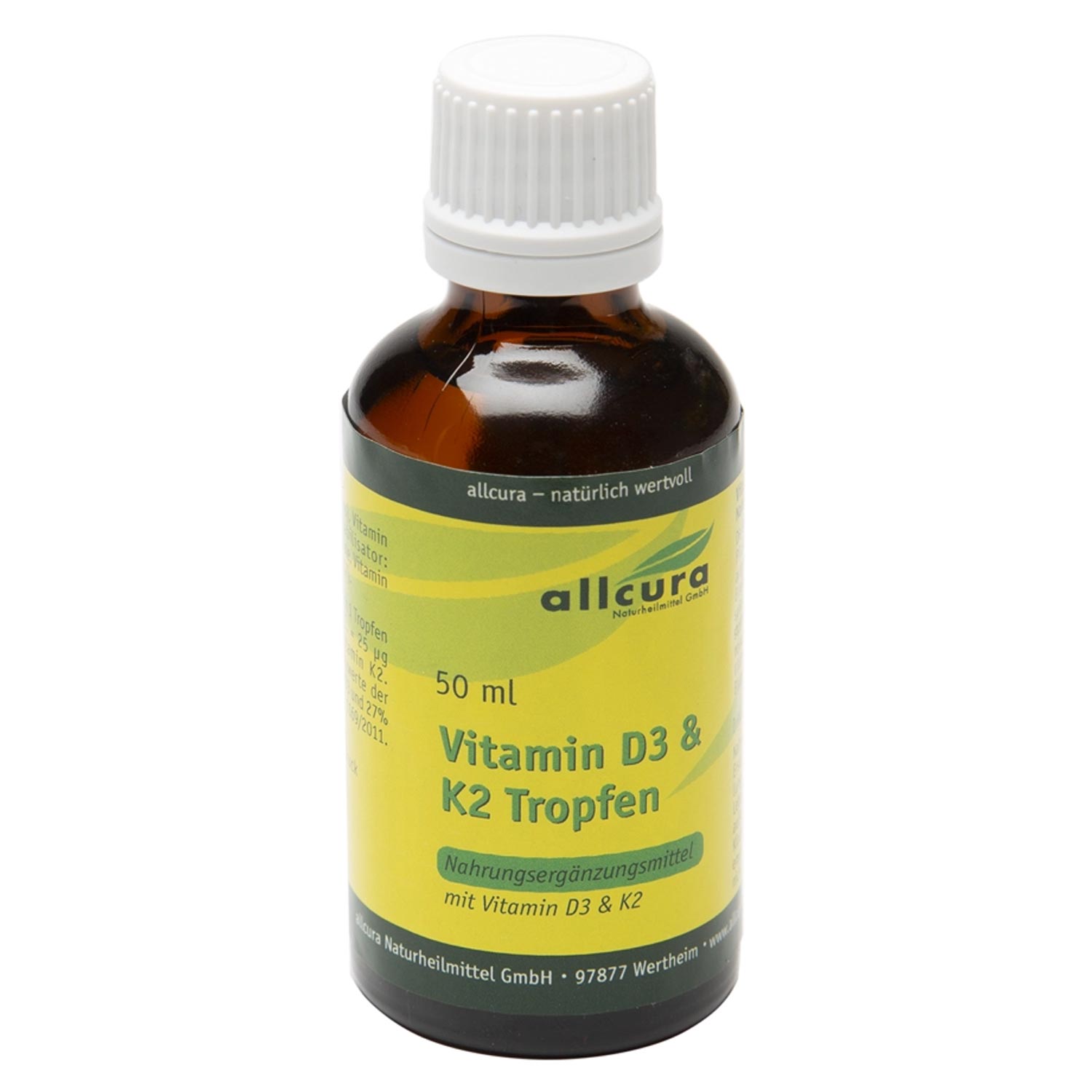 Vitamin D3 K2 Tropfen von Allcura - 50 ml