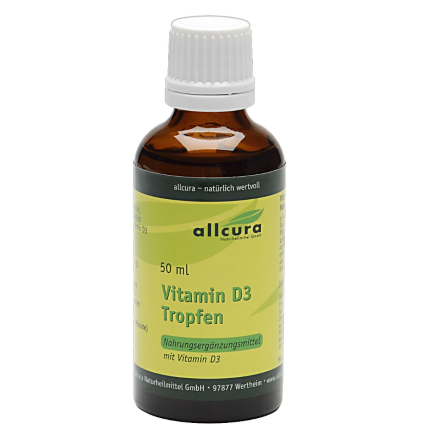 Vitamin D3 Tropfen von Allcura 100 iE - 50ml