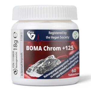 Produktabbildung: Chrom +125 von Boma Lecithin GmbH - 60 Tabletten