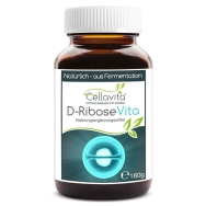 D-Ribose Vita Pulver im Glas von Cellavita