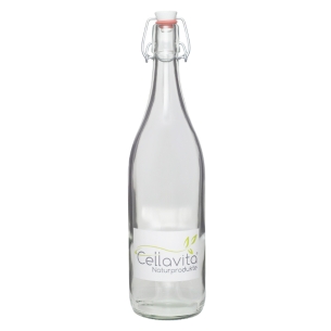 Glasflasche ohne Kupferspirale von Cellavita