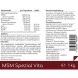 MSM Spezial Vita mit Vitamin C - 1000g von Cellavita - Etikett Rückseite