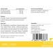 NAC Vita von Cellavita - 500 Kapseln - Etikett Rückseite