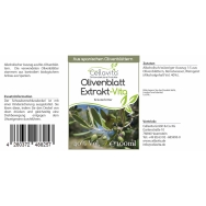 Olivenblatt-Extrakt Vita Tinktur von Cellavita - Etikett
