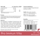 Pro Immun Vita von Cellavita - Etikett Rückseite