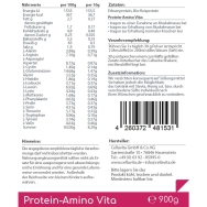 Protein Amino Vita von Cellavita - Etikett Rückseite
