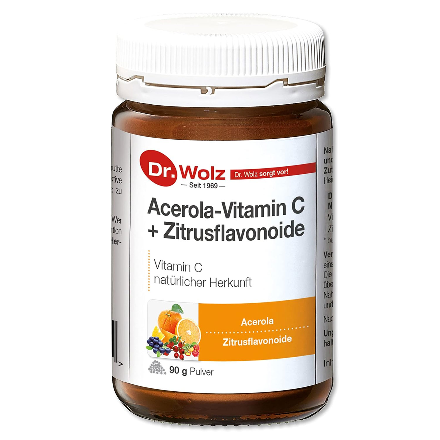  Acerola Vitamin C + Bioflavonoide  von Dr. Wolz - 90g