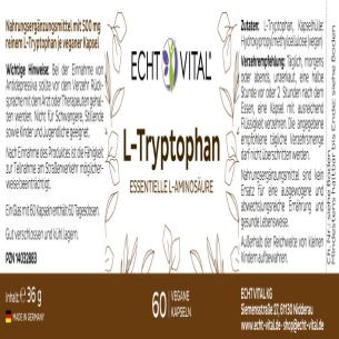 L-TRYPTOPHAN von ECHT VITAL