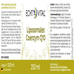 Liposomales Coenzym Q10