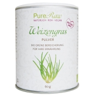Produktabbildung: Weizengras Pulver von PureRaw - 60g