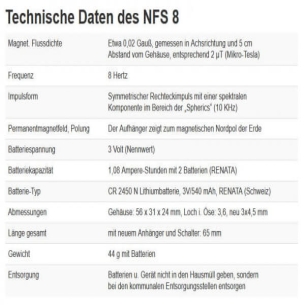 NFS 8 - Natur-Feld-Simulator-8Hertz nach Dieter Broers technische daten