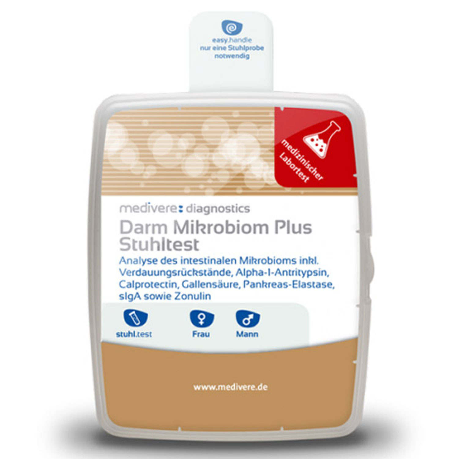 Darm-Mikrobiom Plus Stuhltest von medivere