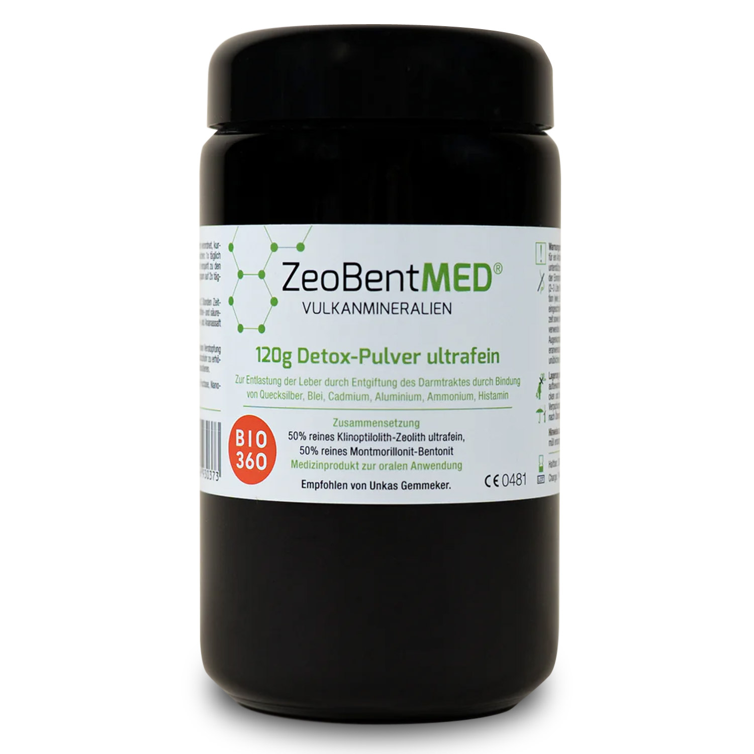 ZeoBent MED® Detox-Pulver 120g