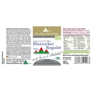 Blutzucker Regulat von Biotikon - 60 Kapseln - Etikett
