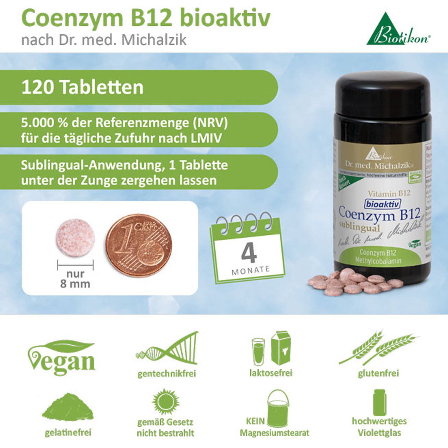 Coenzym B12 von Biotikon - Produkteigenschaften