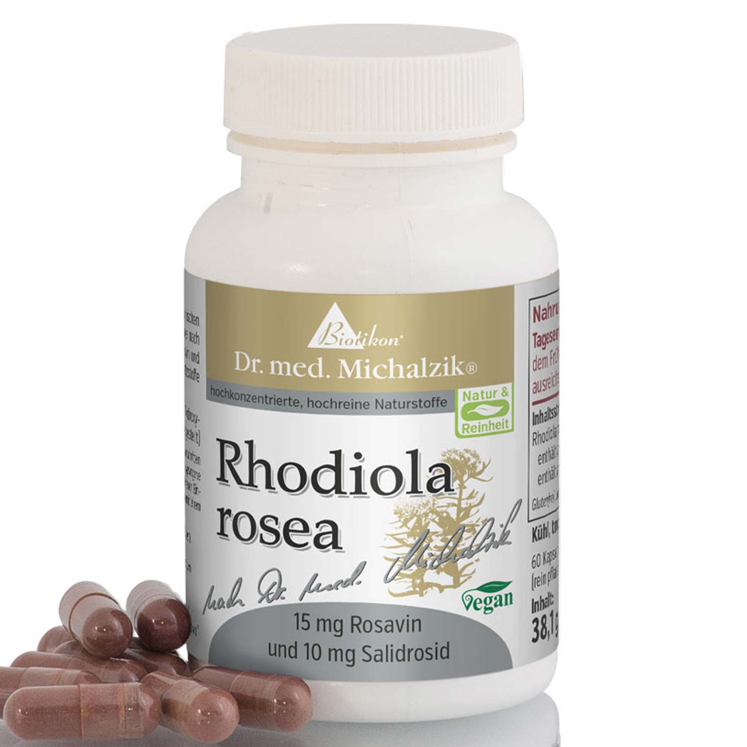 Rhodiola rosea von Biotikon - 60 Kapseln