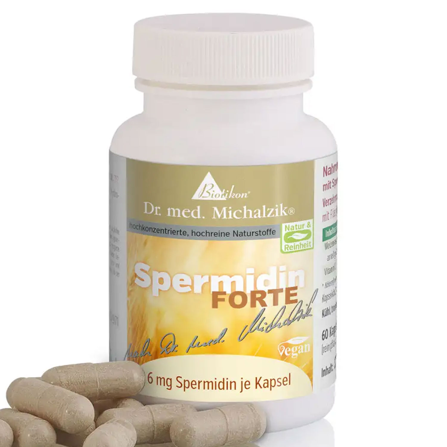 Spermidin Forte von Biotikon - 60 Kapseln