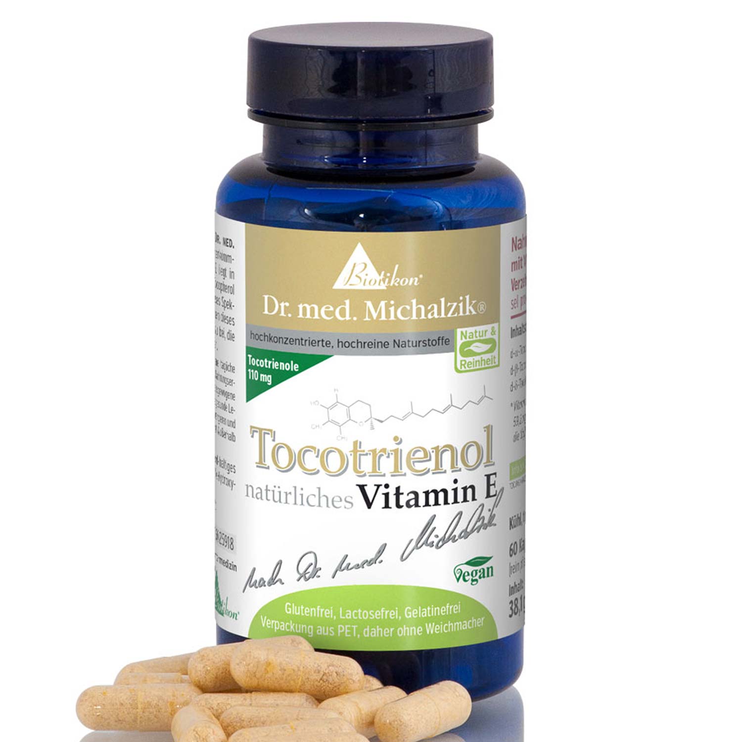 Tocotrienol, nat. Vitamin E von Biotikon - 60 Kapseln