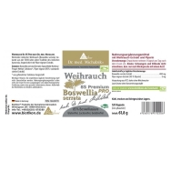 Weihrauch BS-85 PRO Piperin von Biotikon -Etikett
