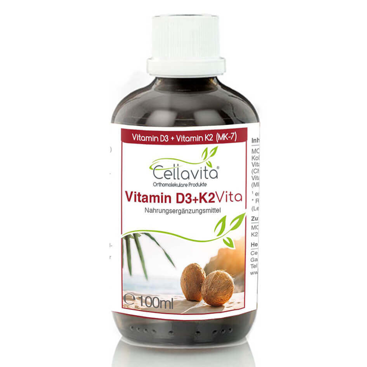 Vitamin D3+K2 Vita von Cellavita - 100ml