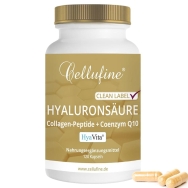 Cellufine® Hyaluronsäure-Kapseln mit Collagen-Peptiden und Q10 – 120 Kapseln
