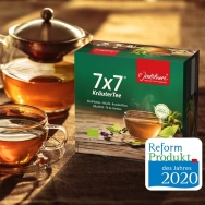 Jentschura 7x7 Kräutertee - Packung mit Tee