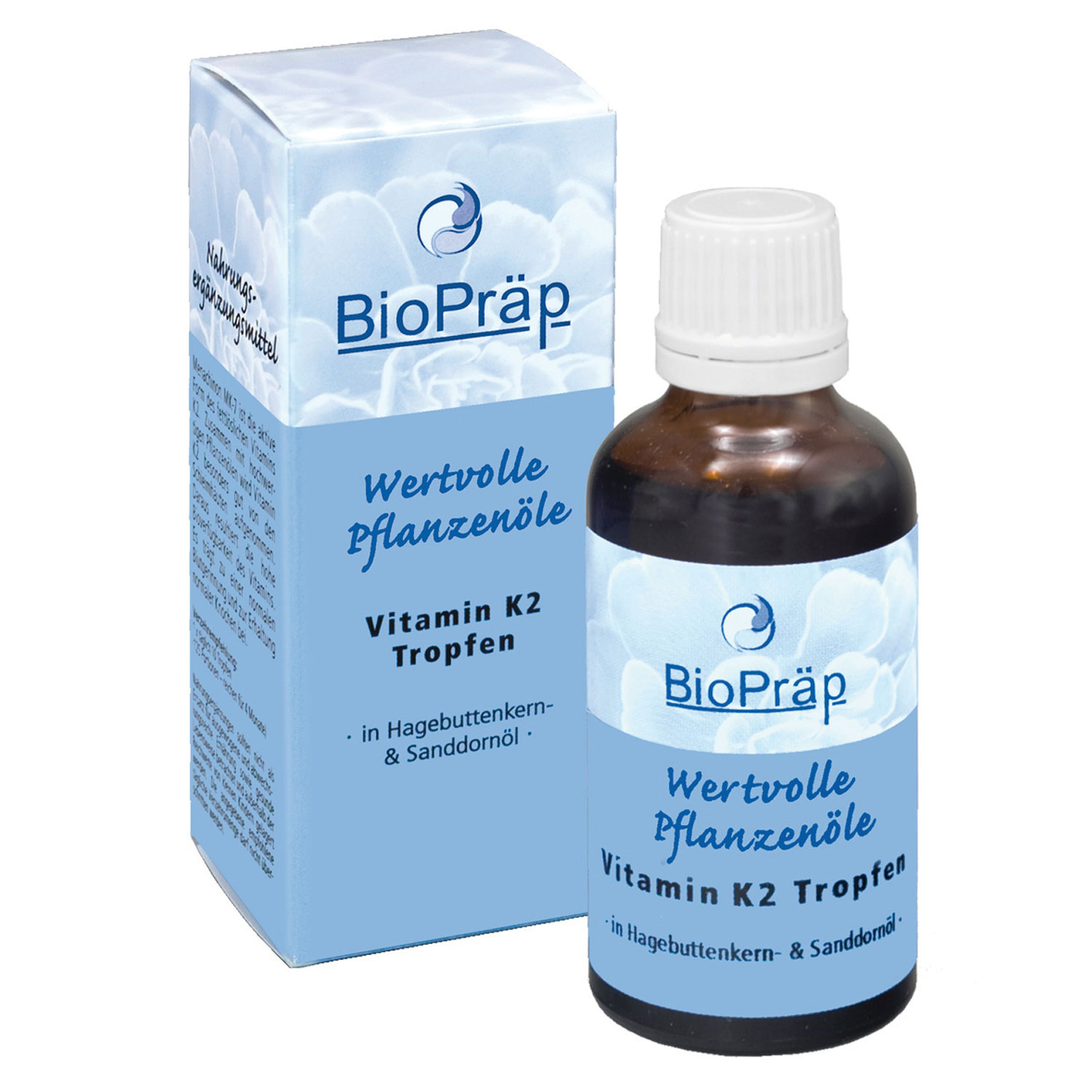 Vitamin K2 Wertvolle Pflanzenöle von Biopräp - 50ml