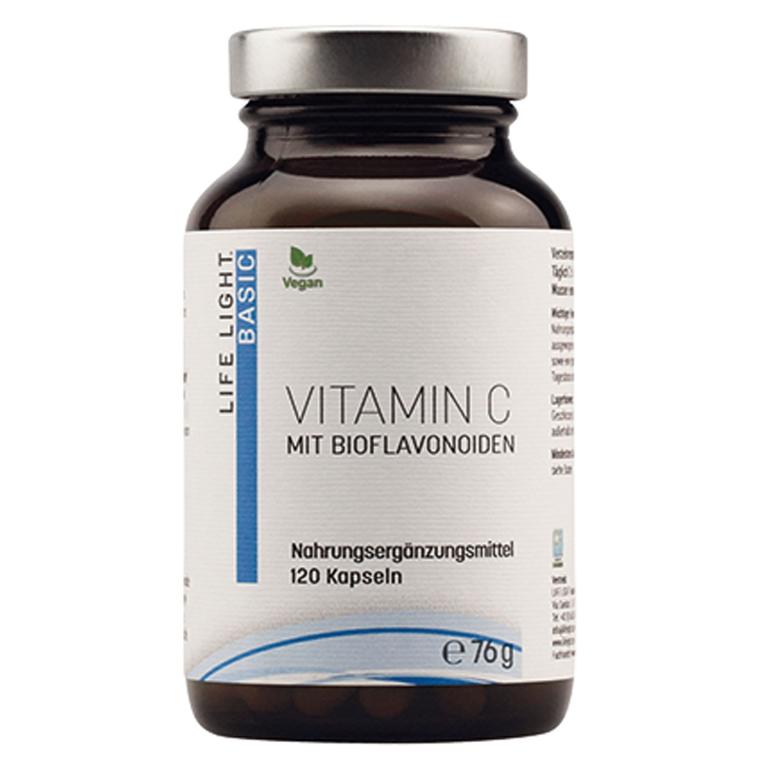 Vitamin C mit Bioflavonoiden von Life Light - 120 Kapseln