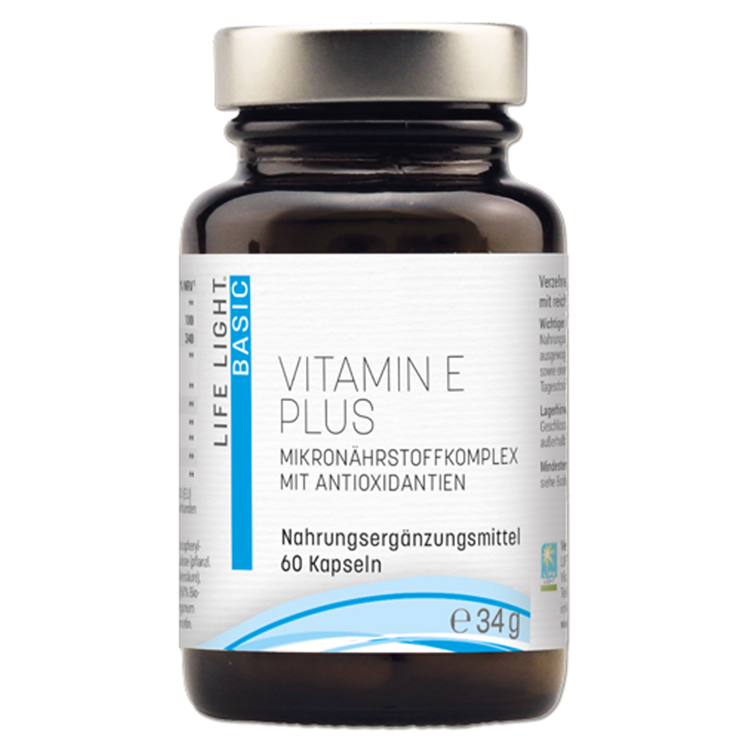 Vitamin E plus von Life Light - 60 Kapseln