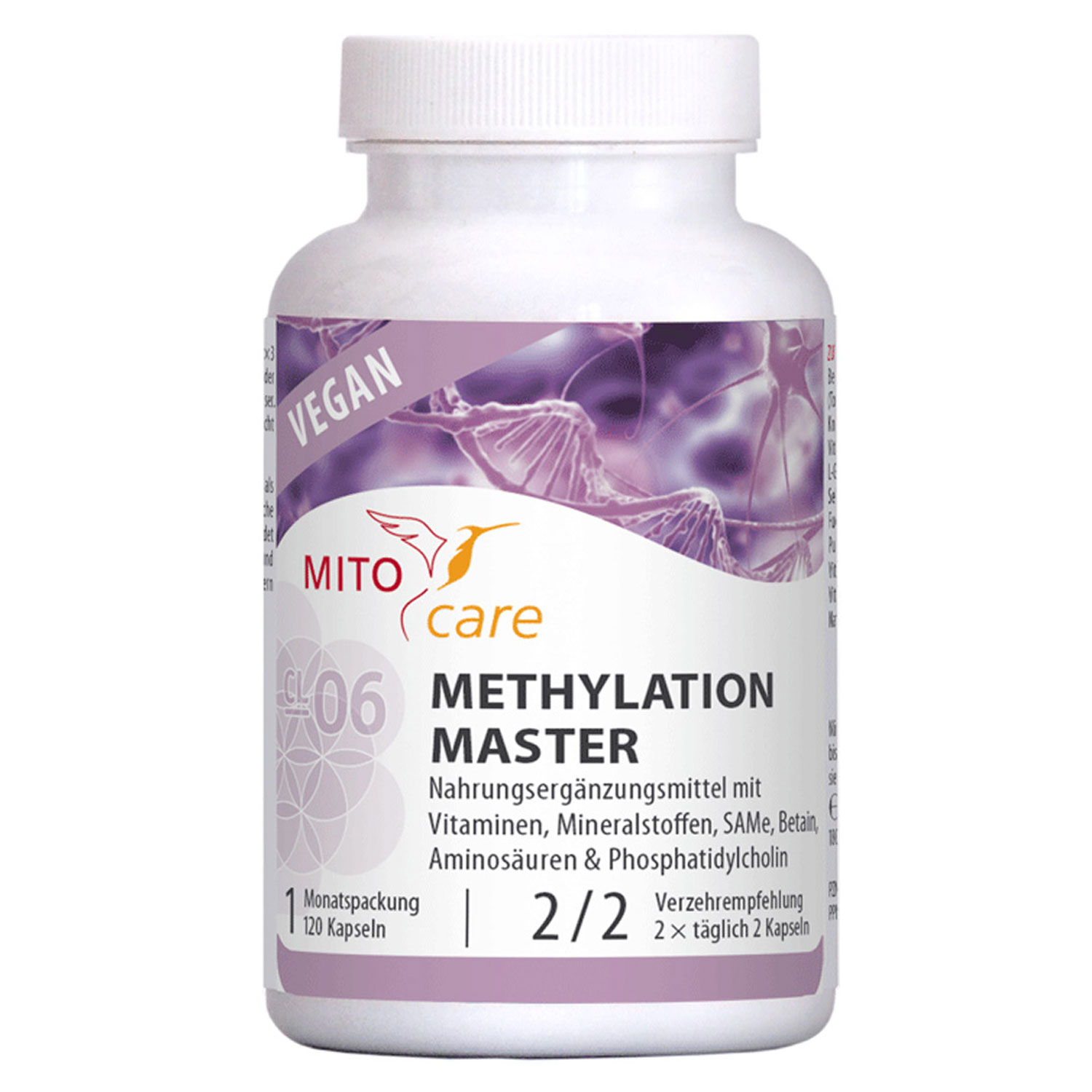 Methylation Master von MITOCare - 120 Kapseln