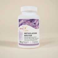 Methylation Master von MITOCare - Dose Etikett vorn