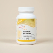 Vitamin C Komplex von Mitocare - Dose Etikett vorn
