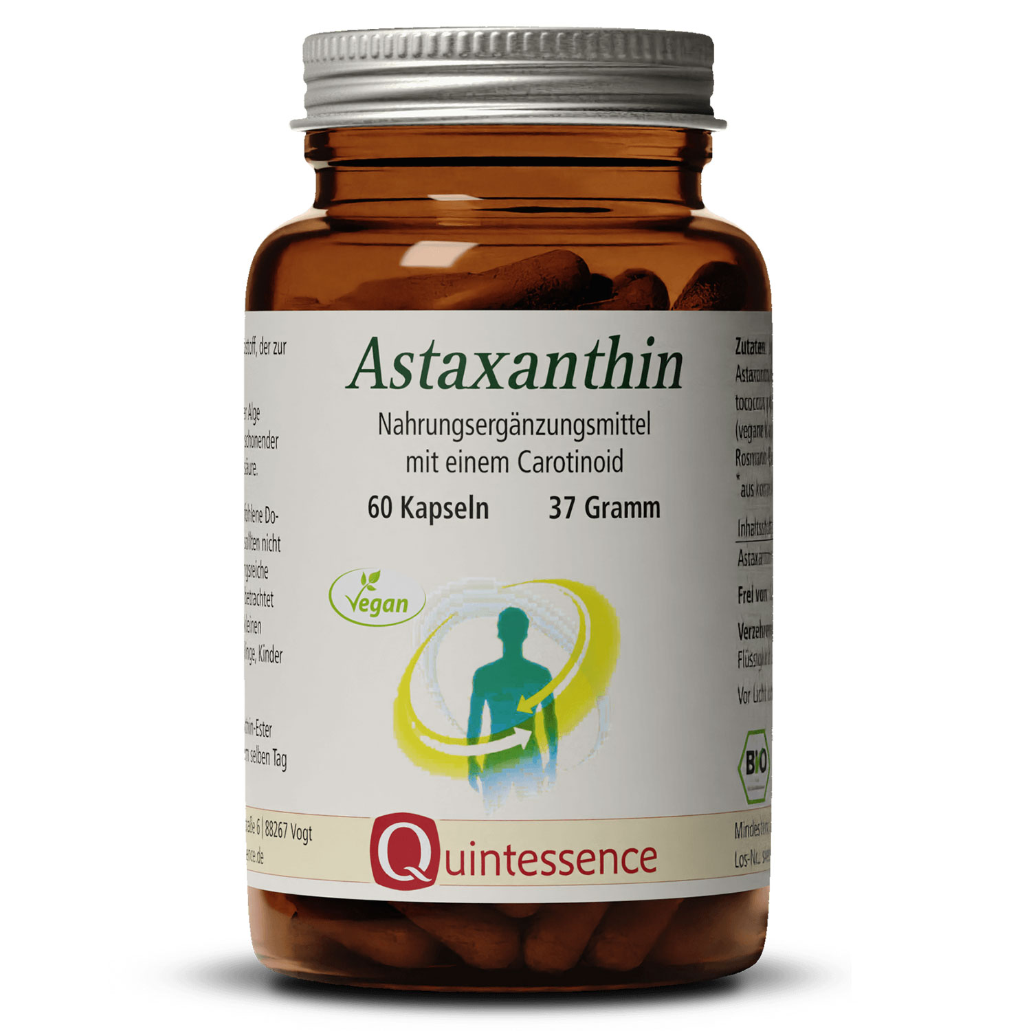 Astaxanthin von Quintessence Naturprodukte - 60 Kapseln