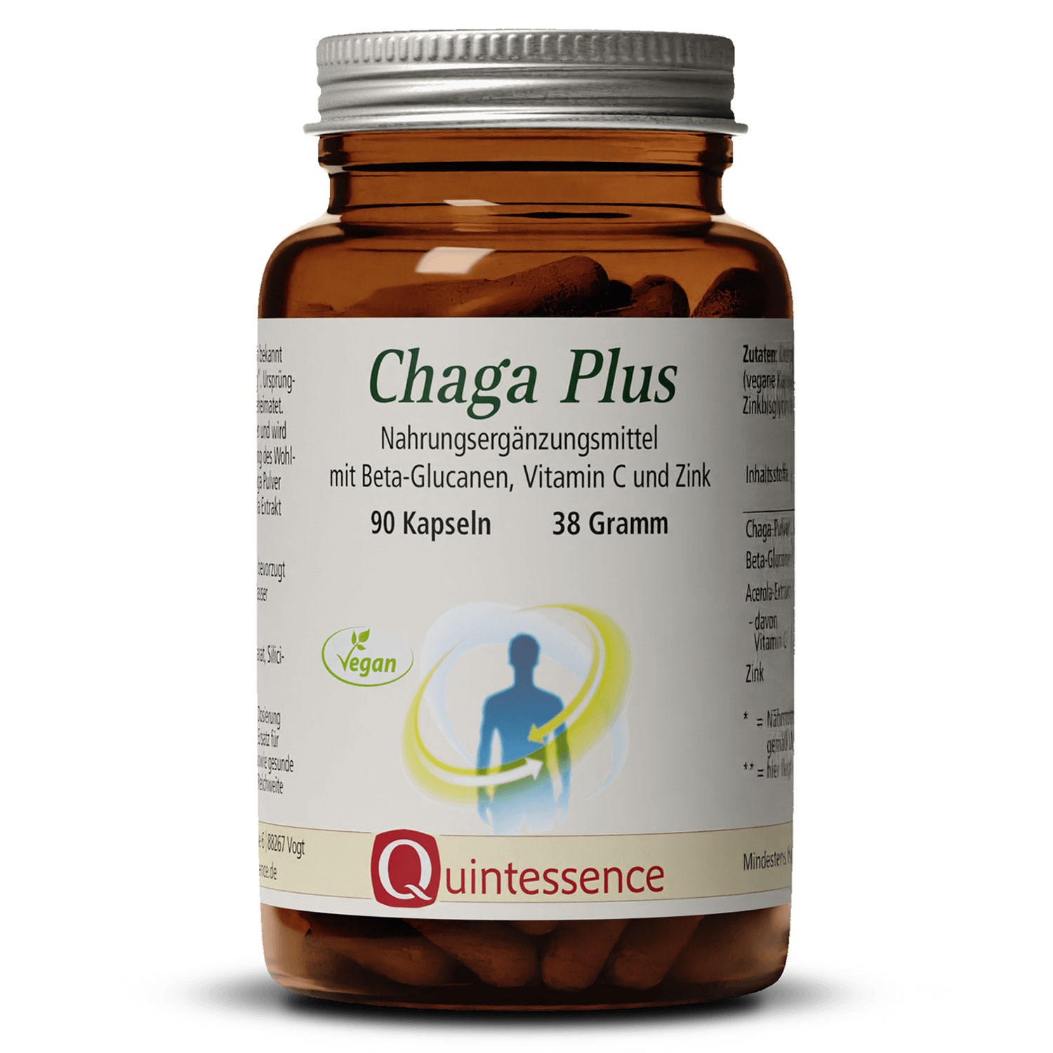 Chaga Plus von Quintessence Naturprodukte - 90 Kapseln