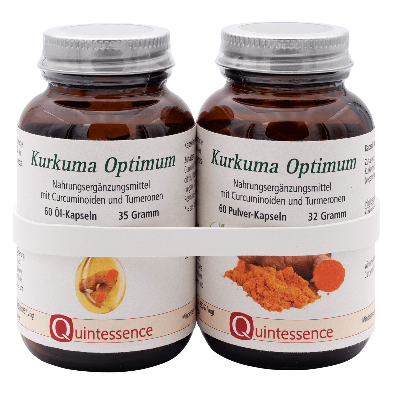 Curcuma Optimum von Quintessence Naturprodukte - 2 x 60 Kapseln