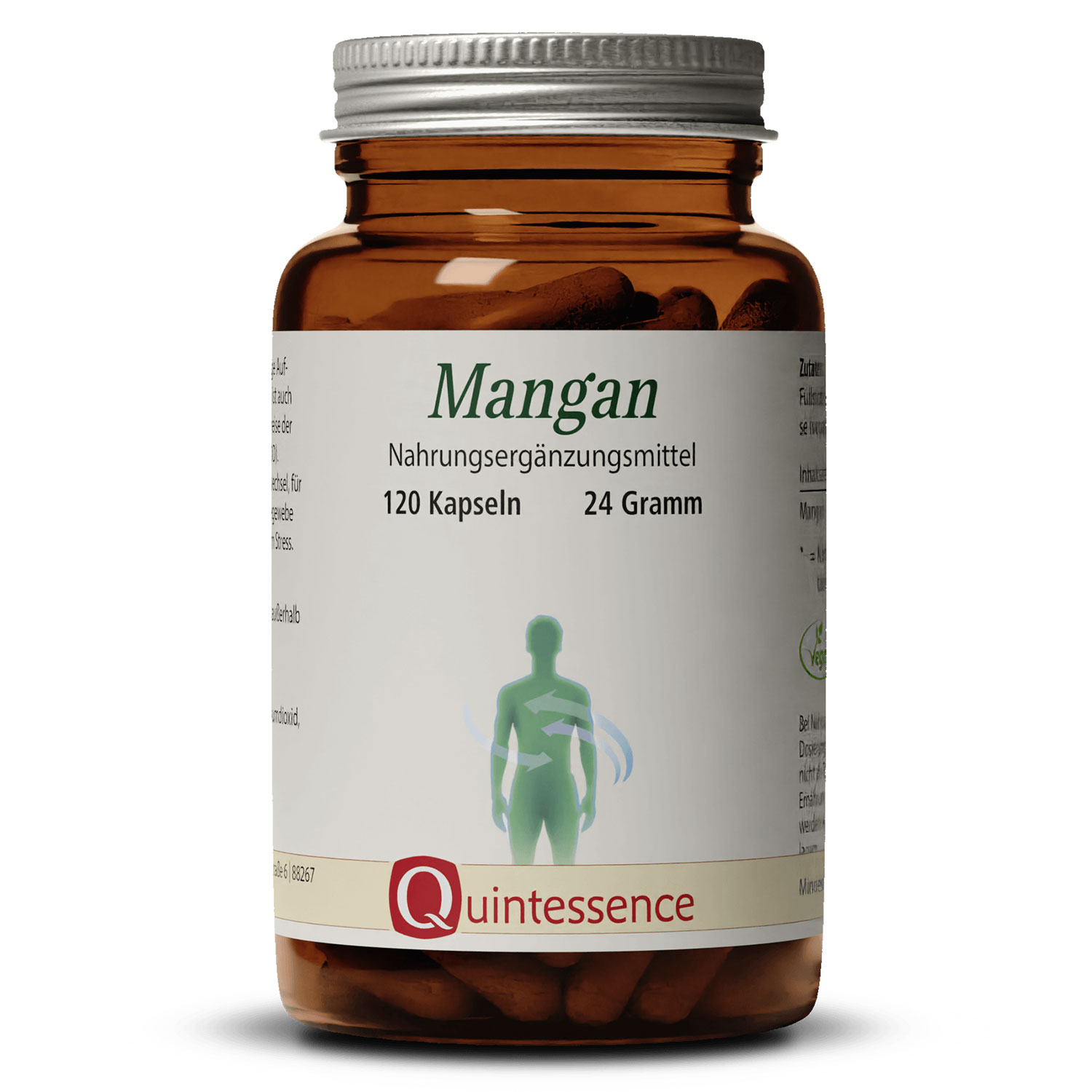 Mangan von Natürlich Quintessence - 120 Kapseln