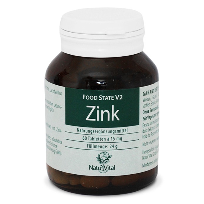 Natur Vital Zink - 60 Tabletten