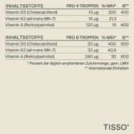 Tisso Pro Vitamin D3 Öl 100 kids - Etikett Rückseite