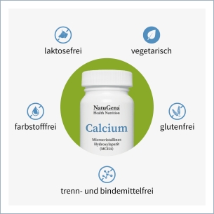 Calcium (MCHA) von Natugena - Produktfeatures