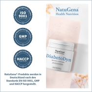 DiabetoDyn von NatuGena - Zertifizierungen