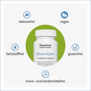 Eisen Vegan von NatuGena - Produkteigenschaften