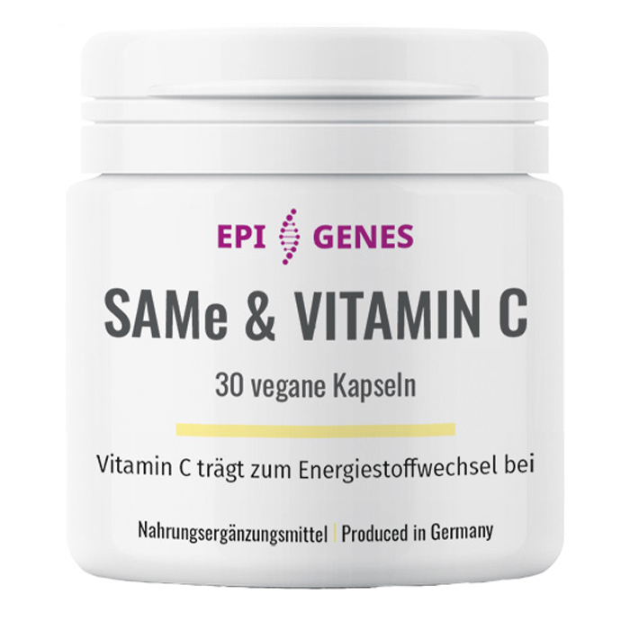 SAMe & Vitamin C von Epi Genes - 30 Kapseln