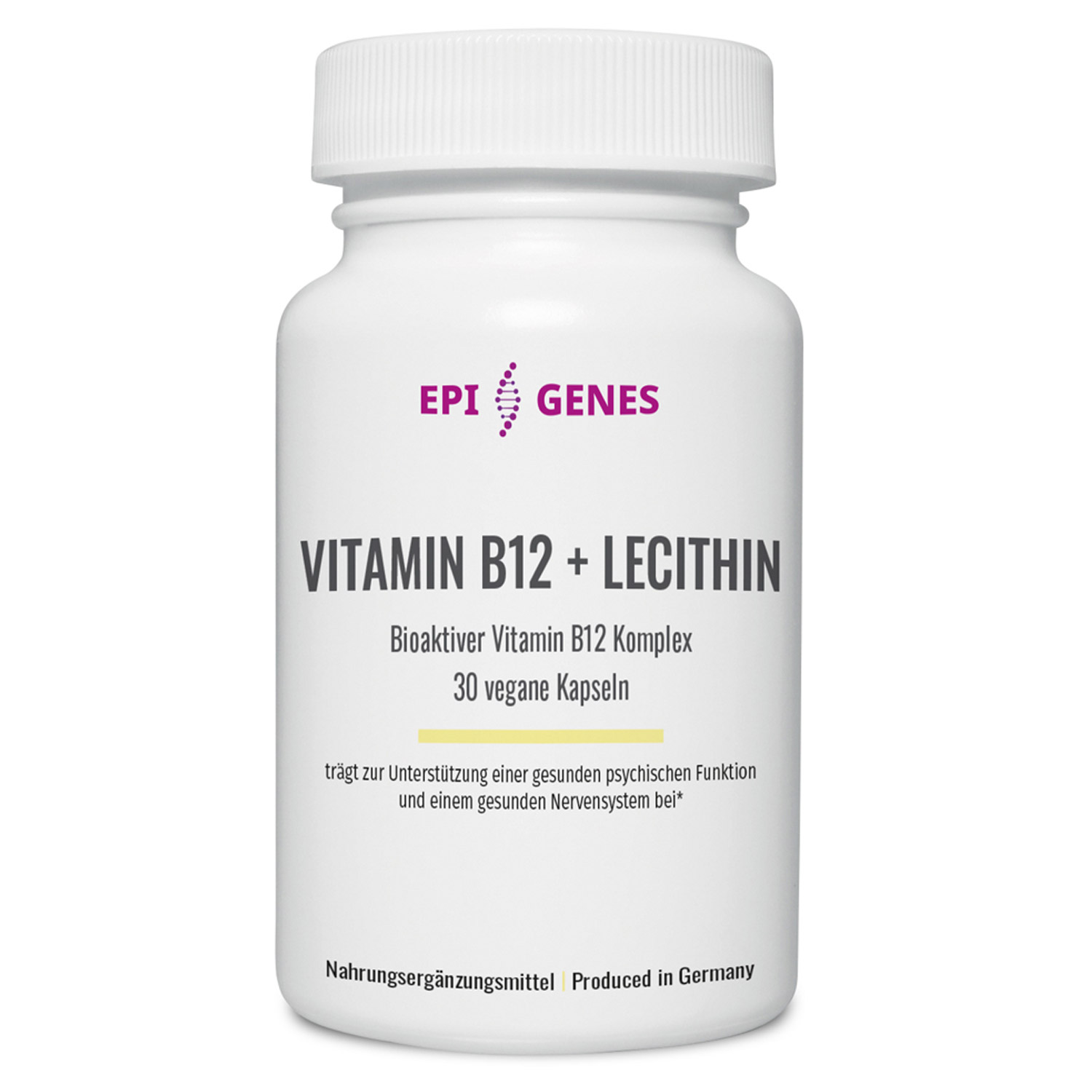 Vitamin B12 + Lecithin von EPI GENES by NatuGena - 30 Kapseln